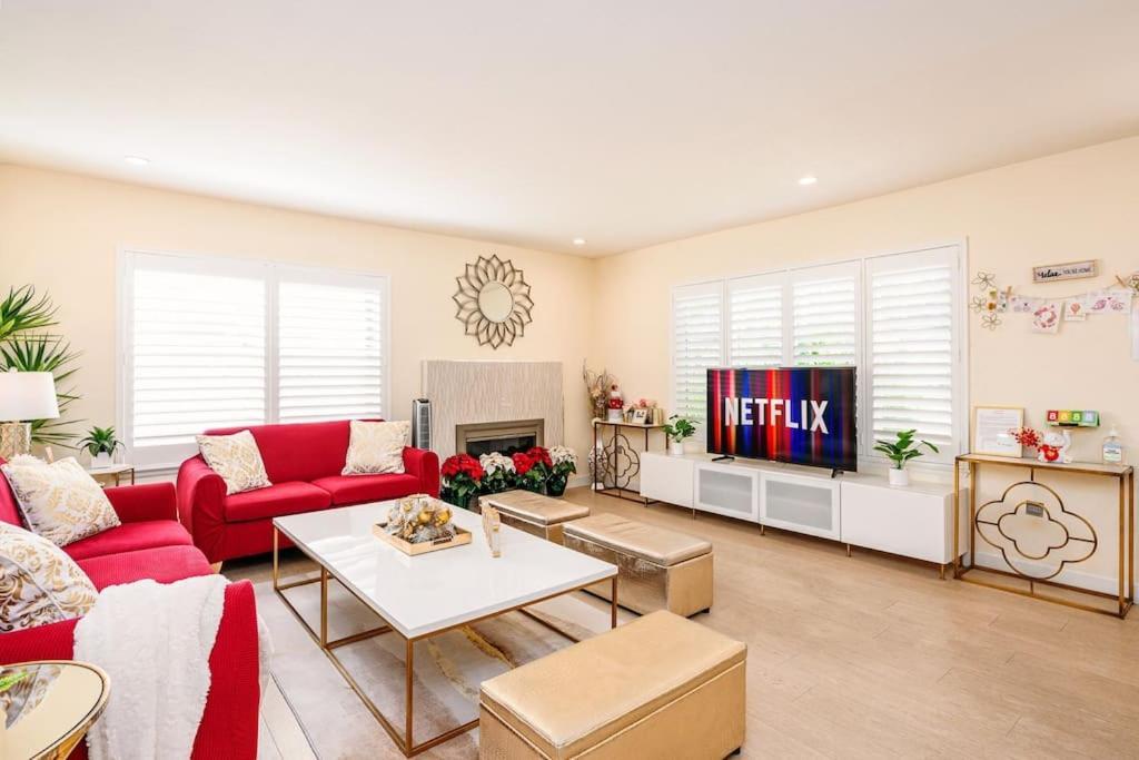 La Sunny House Beautiful Yard 7 Rooms 4 Bathrooms Near Disneyland & Hollywood & Downtown Hacienda Heights Eksteriør bilde